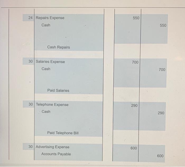 Automobile 516 Advertising Expense Liabilities 517 Office Supplies Expense Depreciation Expense, Office