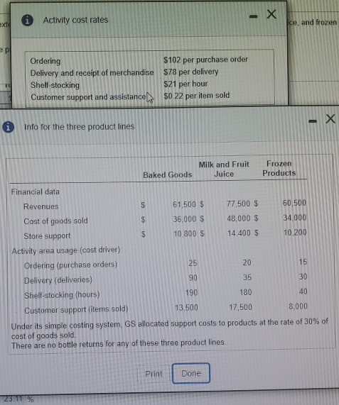 GS extends the analysis to cover three more product lines: baked goods,