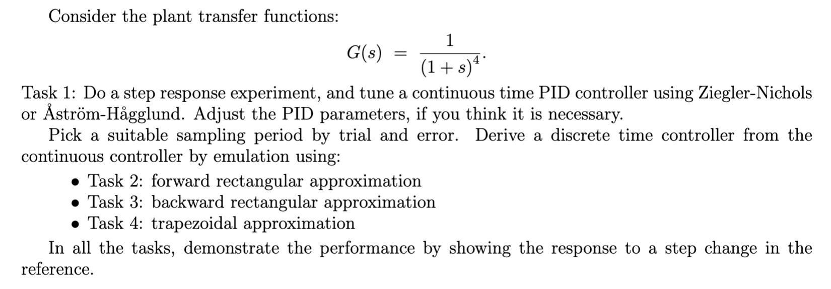 You shall get the controllers by a step response experiment on Simulink,