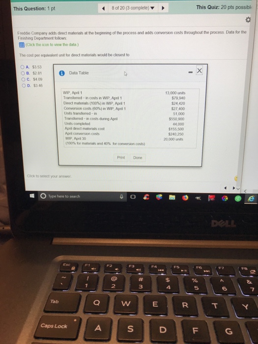 possibi A golf ball manufacturer gives us its data for the year