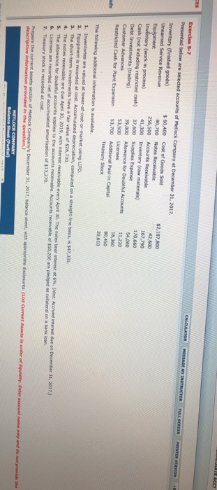  VITE ACCT CALCULATOR MESSAGE MY INSTRUCTOR FULL SCREEN PRINTER VERSION Exercise