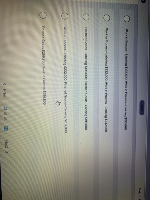 Manufacturing's Canning Department Direct Materials 80,000 Conversion 80,000 Equivalent Units of Production