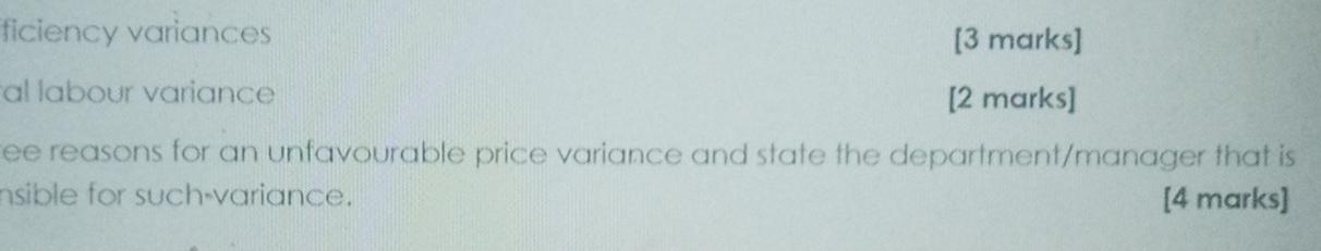 foot $10 per hour Standard price per unit of input Standard inputs
