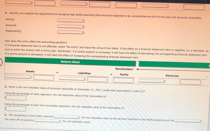 were $1,640,000, 90% of which were on credit. Collections on account during
