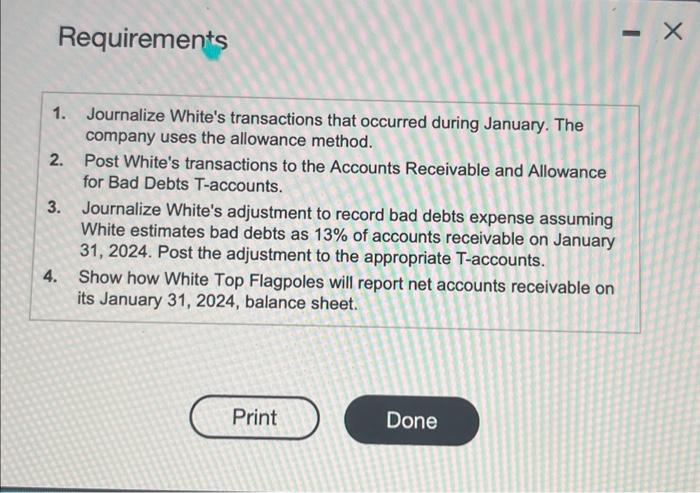 account; $17,000 for cash). Ignore Cost of Goods Sold. b. Collections on