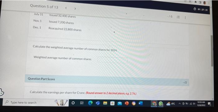 end. When Crane needs capital to buy land, it often issoes coenimon
