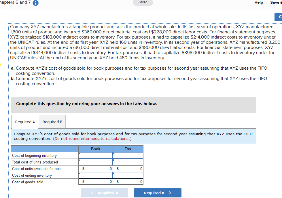 please answer it right. apters 6 and 76 Saved Help Save 8