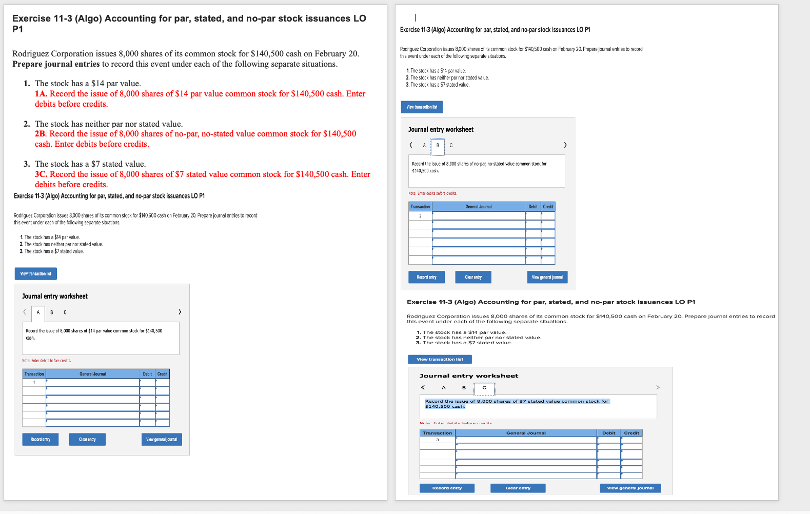  This is a ACCOUNTING problem. Please answer journal entries for A,