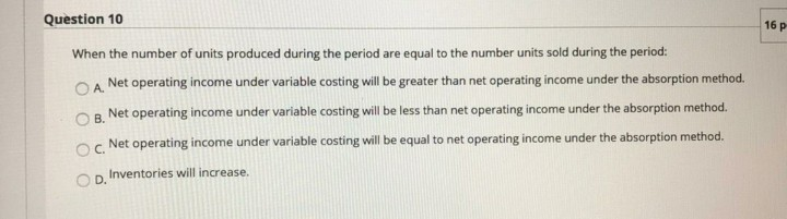 expense per month $450,000 The unit sales to attain the company's monthly