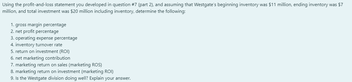 division of North Industries. This division manufactures light fixtures sold to consumers