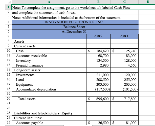 using formulas that reference 3 data from the income statement and balance