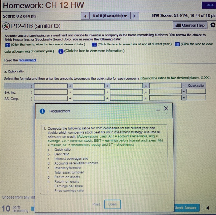  Im stuck on this problem... really need help!!! There's 10 parts