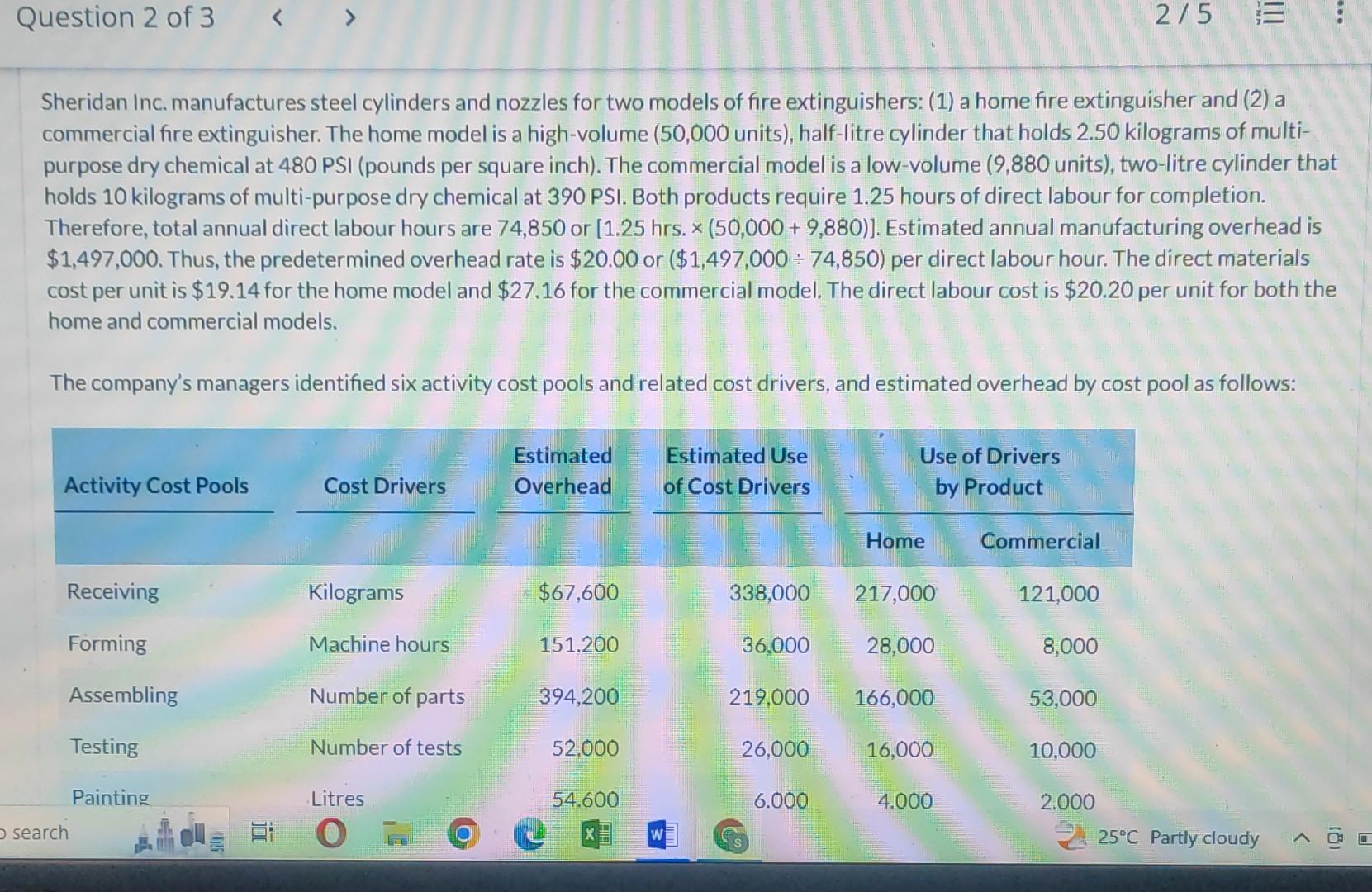 (Rour cost to 2 decimal places, eg. 15.25 and other answers to
