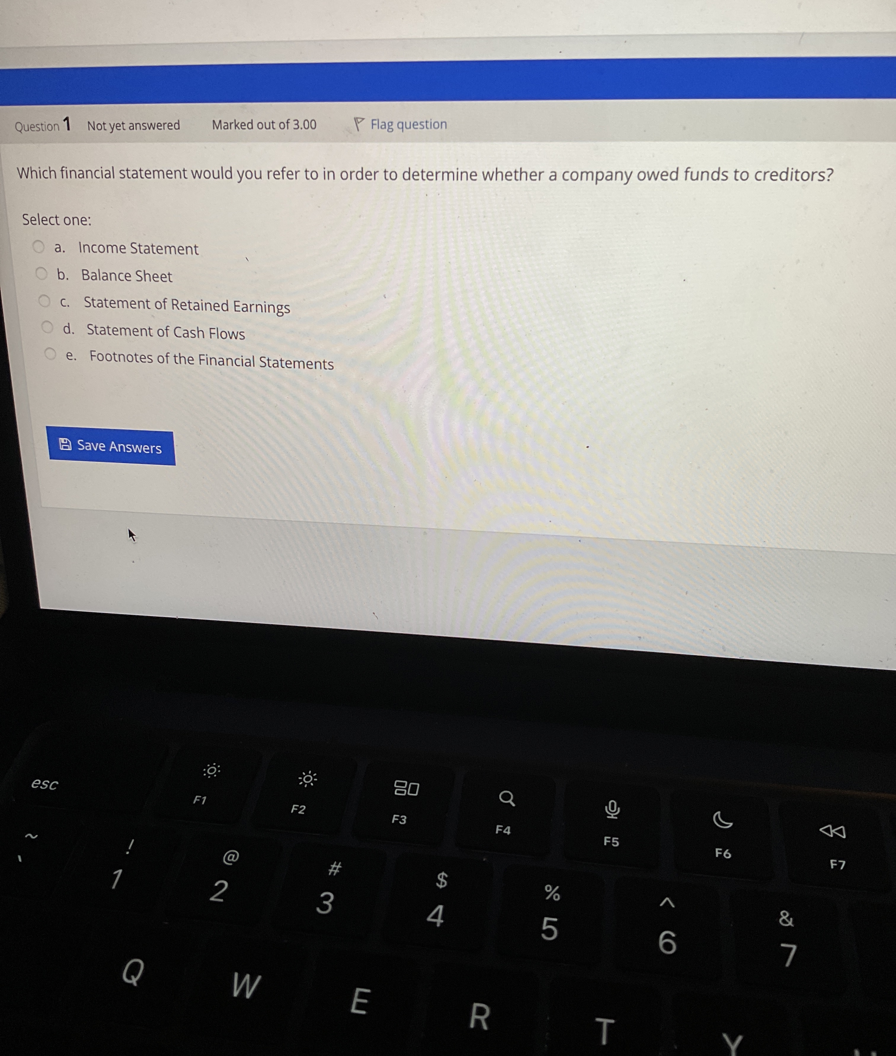  What does this mean Which financial statement would you refer to