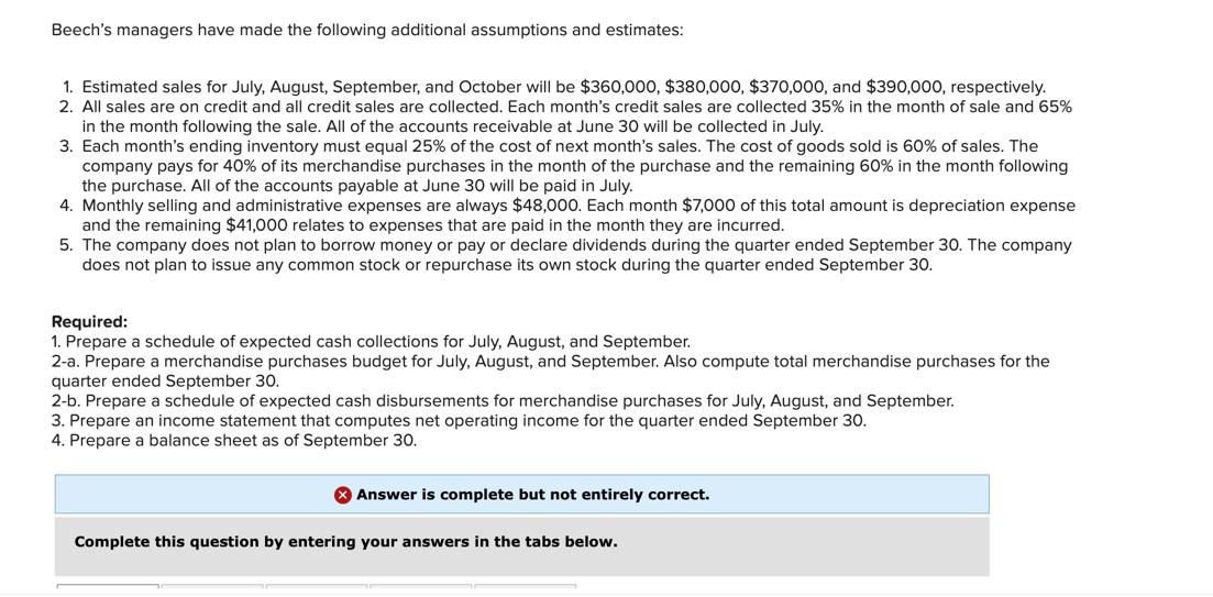 August September Quarter $ From accounts receivable $ 142,000 142,000 From July