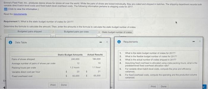 Please answer 1-6, lmk if more information is required :) Emma's Feet