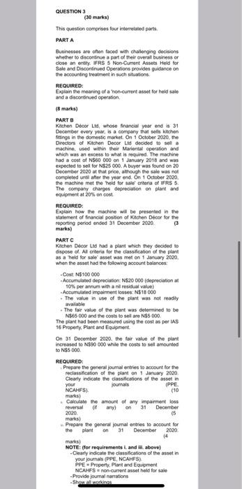 comprises four interrelated parti PARTA Businesses are often faced with challenging decisions