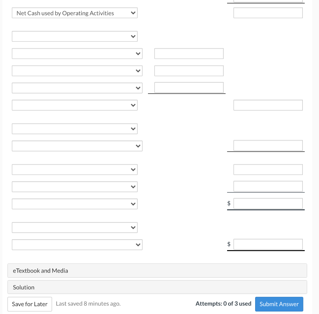 Balance Sheets December 31 Assets 2022 2021 Cash $ 72,080 $ 47,700