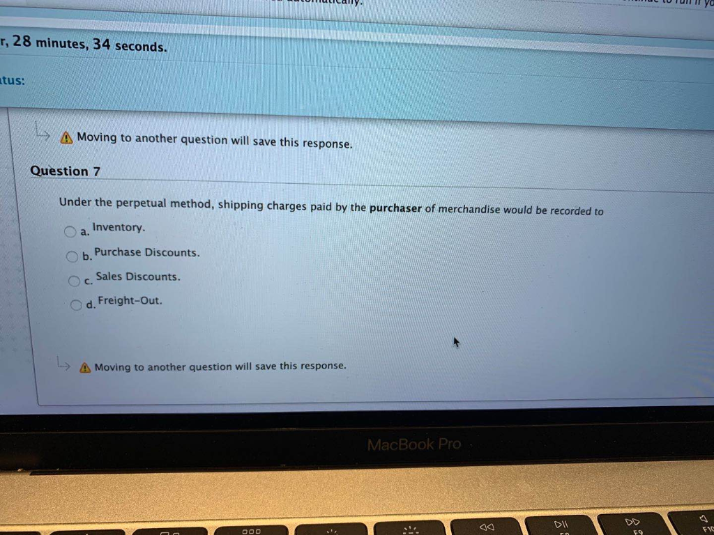 continue to run if you leave the test. Your answers are saved