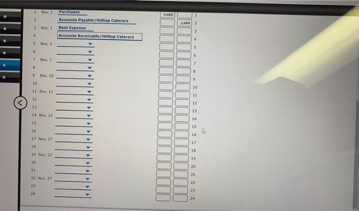 the following purchases of inventory, returns, and discounts for the month of