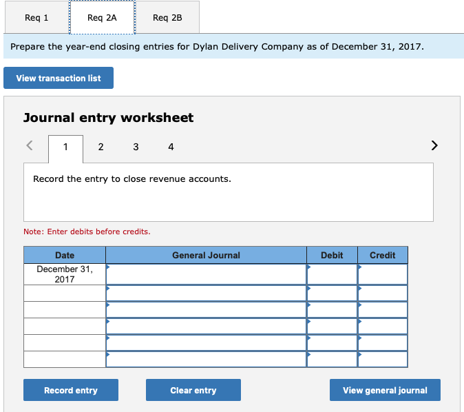 of Dylan Delivery Company as of December 31, 2017. a. Unrecorded depreciation