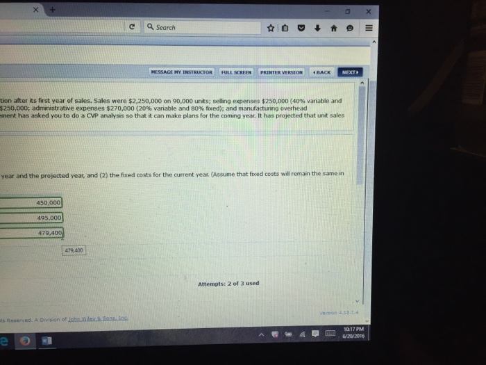 6-2A (Part ise 6-1 2(Part mssion) Problem 6-2A (Part Level Submission) Lorge