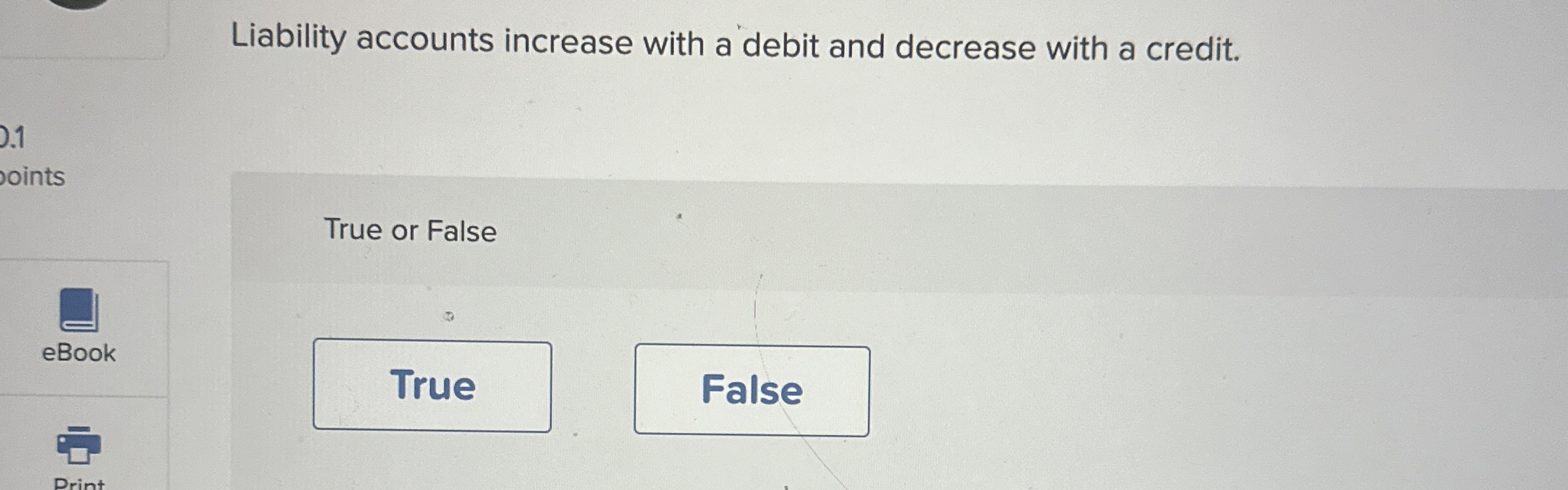  Liability accounts increase with a debit and decrease with a credit.