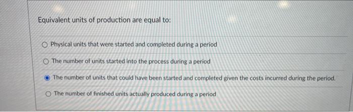 in a process manufacturing system complded its work on 80,000 units of