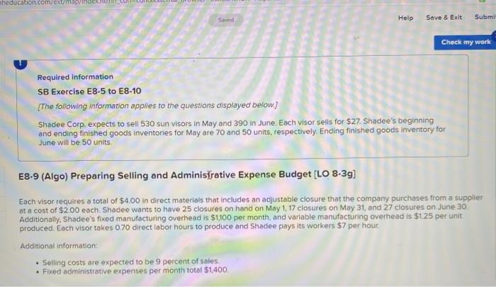  Rheducation.com/ext/map/index.hu Saved Help Submi Save & Exit Check my work Required