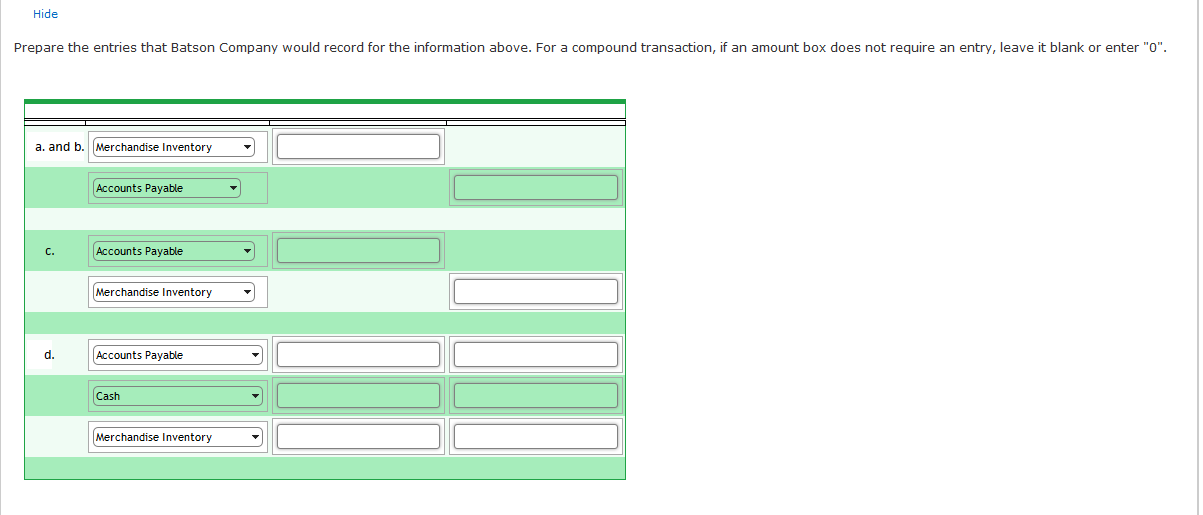 terms 2/15, net 30. The cost of the merchandise sold is $19,