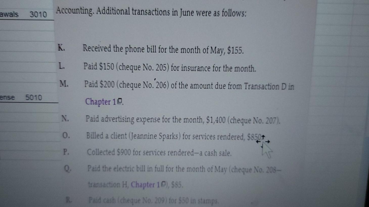Chart of Accounts May 1, 2022 Assets Revenue 4000 Senice Revenue 1000