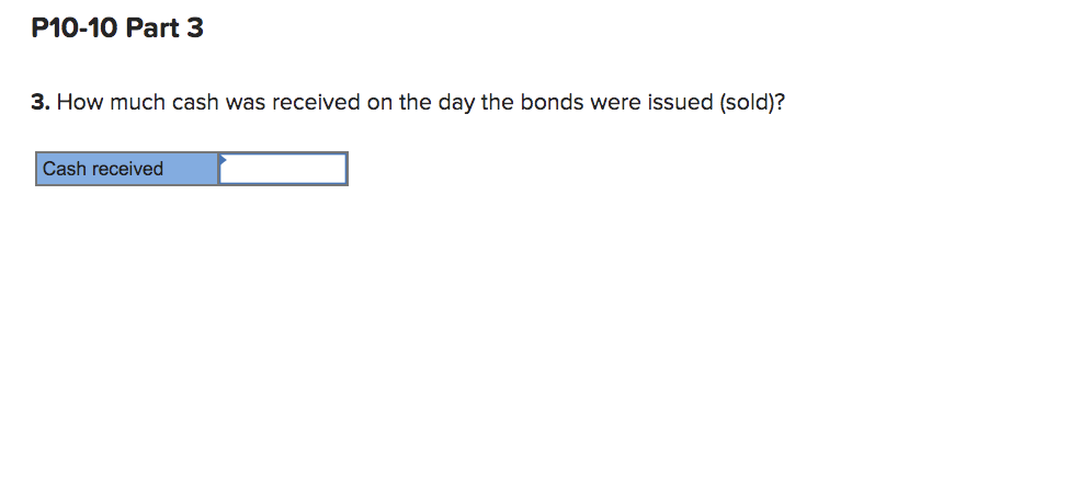 Bond Issued at a Premium LO10-5 (The following information applies to the