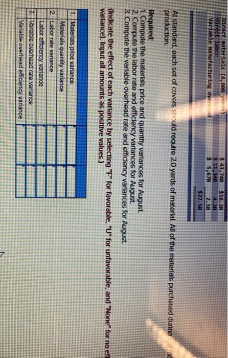 Inc, manufactures auto accessories One of the company's products is a set