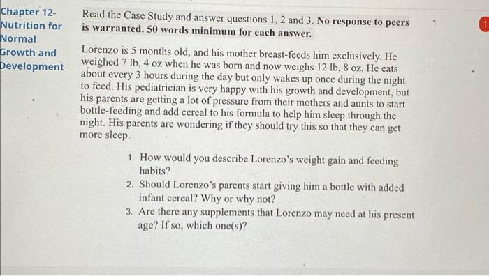  Chapter 12- Read the Case Study and answer questions 1,2 and