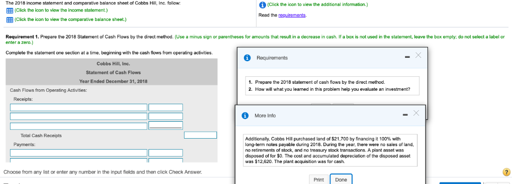  (Click the icon to view the additional information.) The 2018 income