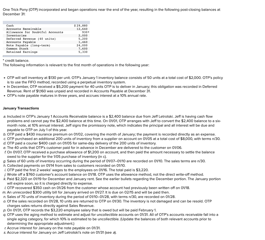 Someone please do all the journal entries provided below, and also the