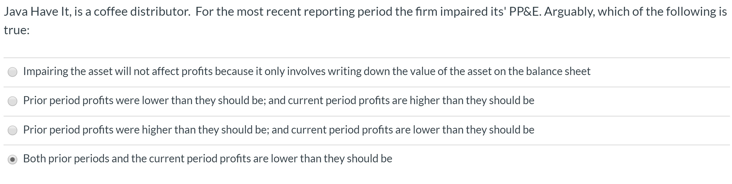 Java Have It, is a coffee distributor. For the most recent