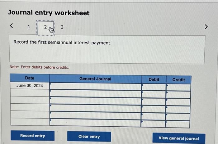 semiannual interest (LO9-5) On January 1,2024 , Splash City issues $500,000 of