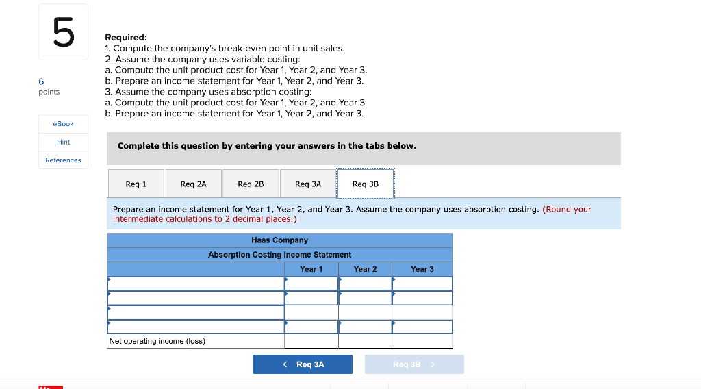 year of operations, Haas produced 40,000 units and sold 40,000 units. During
