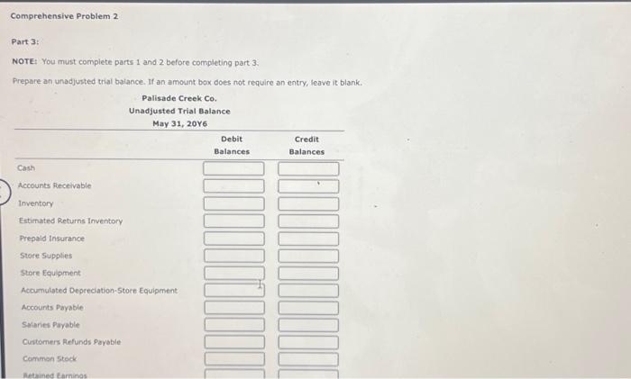 Martin Co, terms 2/10, N/30, ros shipping point, 336,000. Comprehensive Problem 2