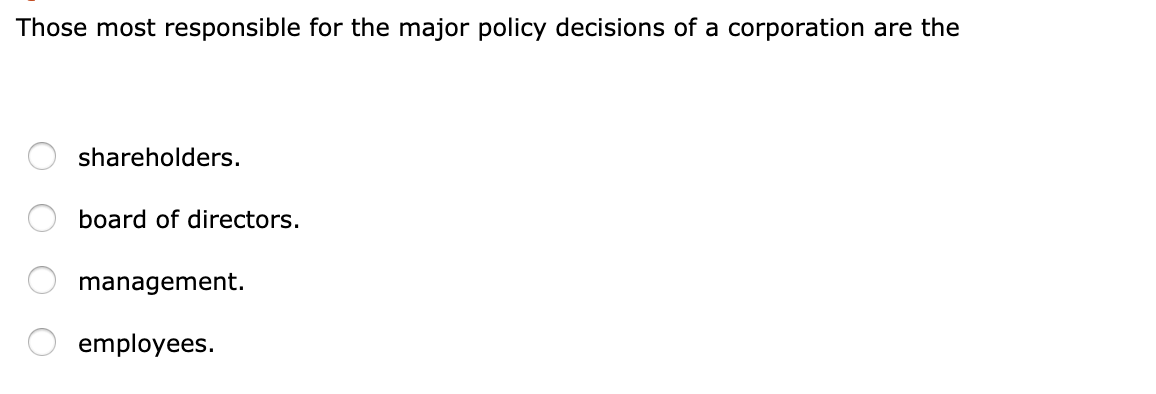 the following except contributed capital. cash. O retained earnings. O accumulated other