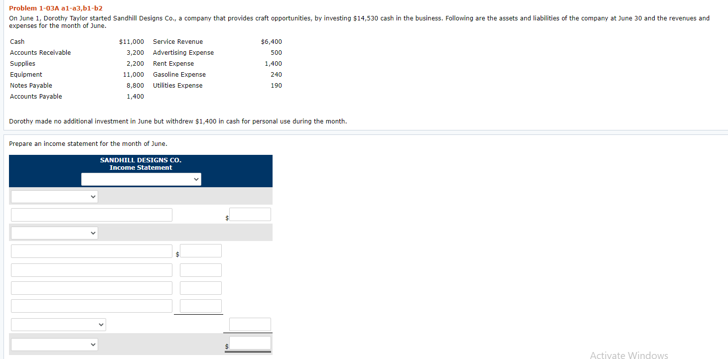Please read test in each slide at the top. Numbers change Problem