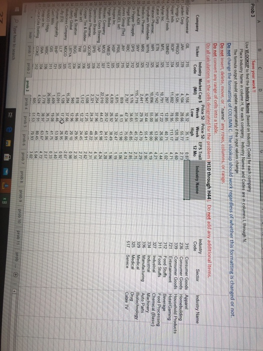  315 B C F D Prob 3 Save your work Use