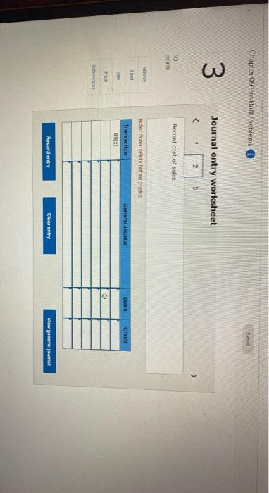 for $10,000 of previously unrecorded cash sales (costing $5,000) and its sales