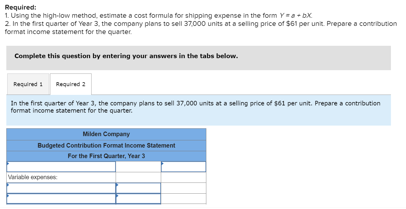 Year 3, the company plans to sell 37,000 units at a selling