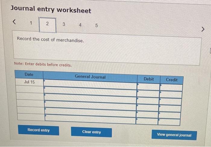 15, Piper Co. sold $22.000 of merchandise (costing $11.000) for cash The