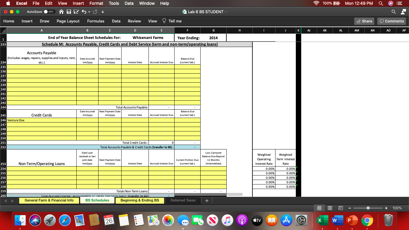 excel catagories 100% 4-2 Mon 12:49 PM E OFF Excel File Edit