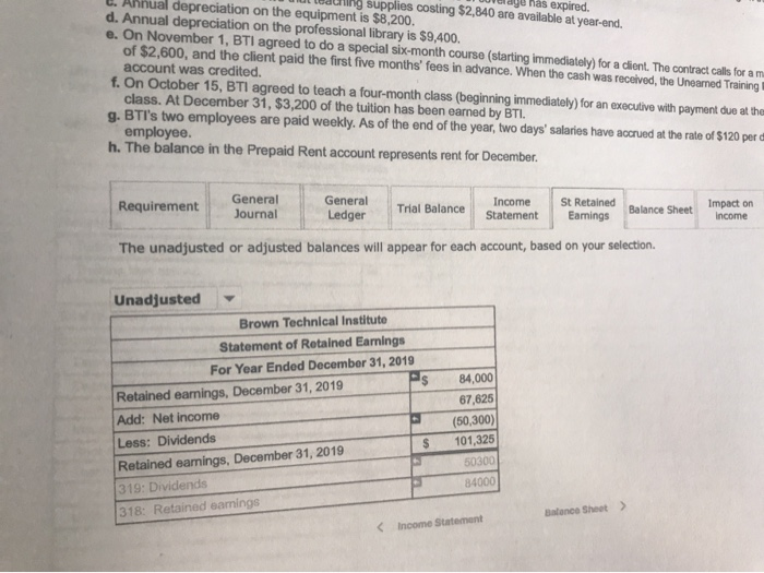 BTI agreed to do a specialix-month course starting immediate for a dent.