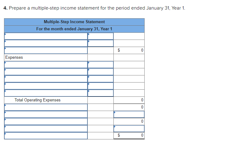 due in 2 years) Land Accounts Payable Common Stock Retained Earnings Totals
