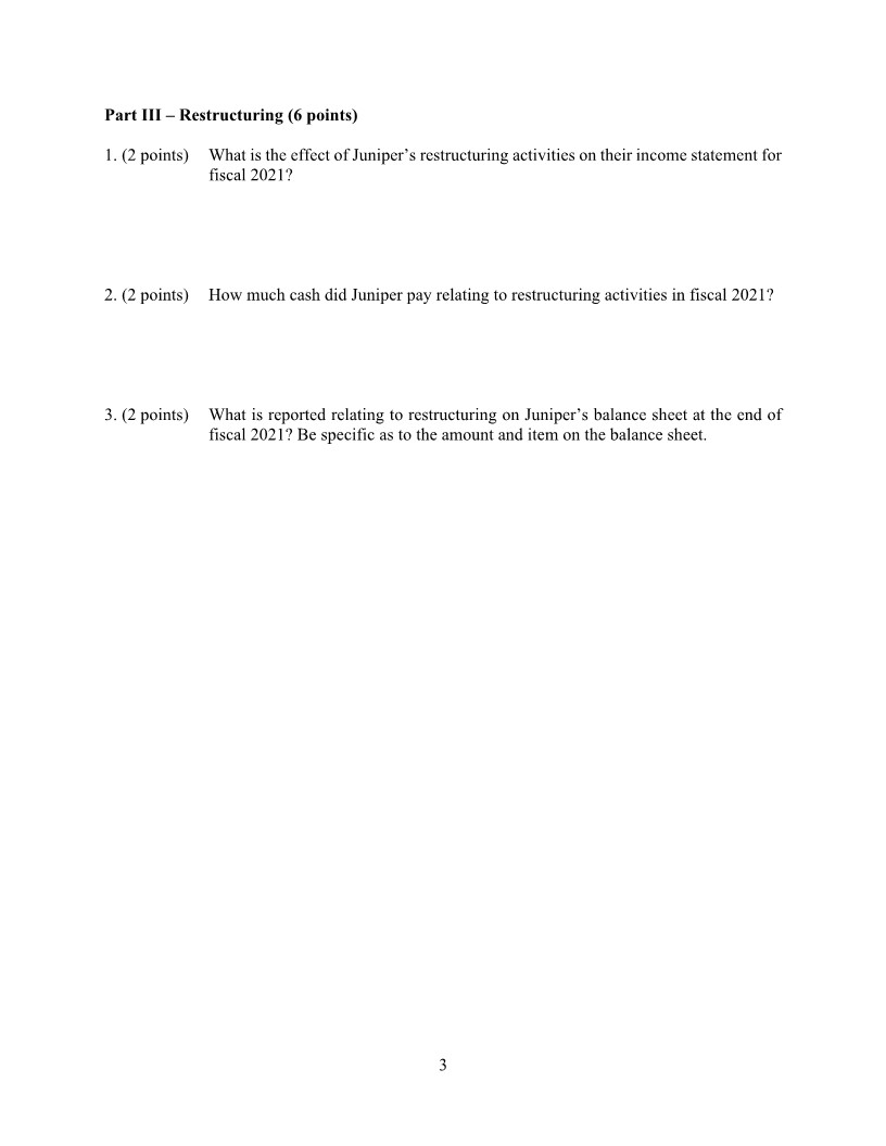 networks financial statement 2021. Thanks. 1. (1 point) What is the carrying